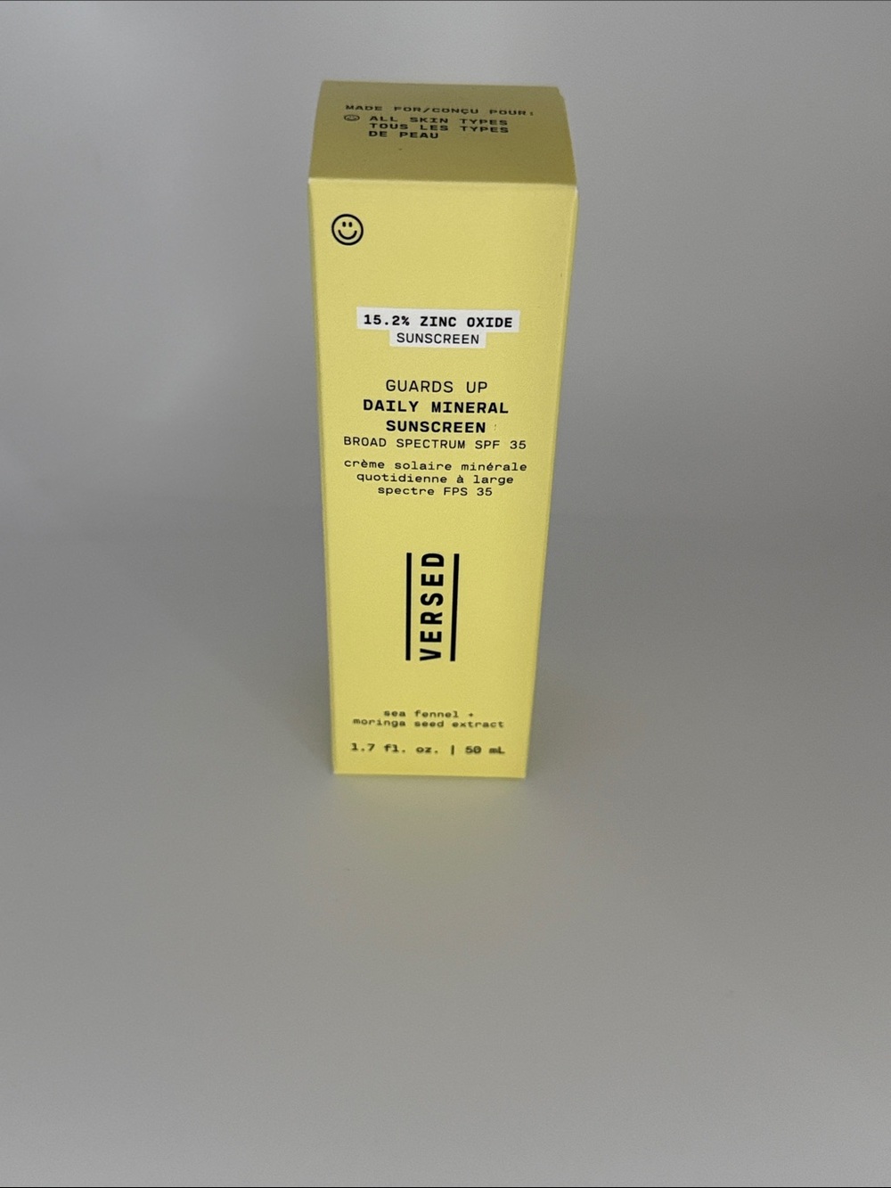 Versed sunscreen 50ml brand new in box